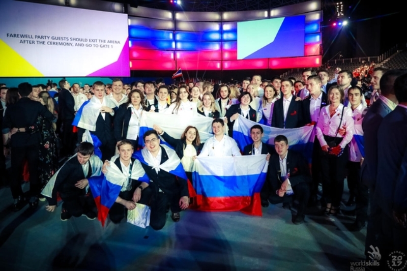 Национальная сборная WorldSkills Russia в Кремле
